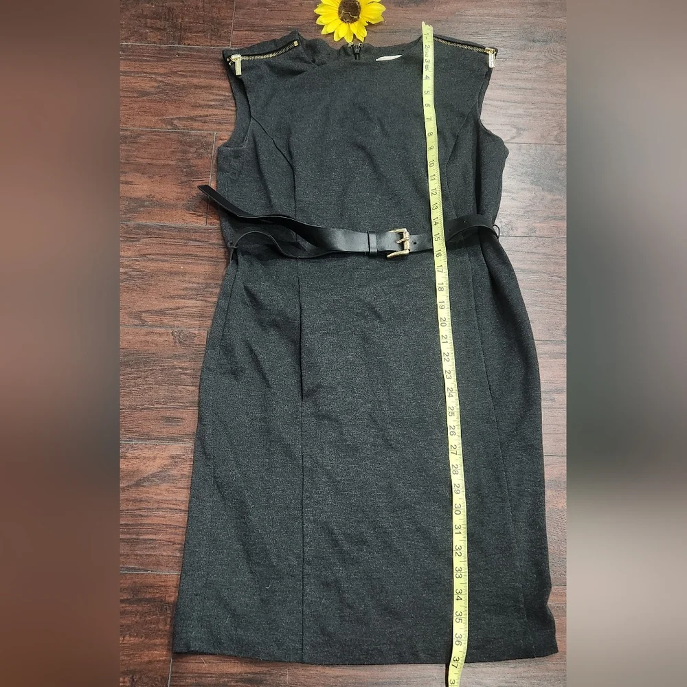 Michael Kors Black Sleeveless Sheath Dress